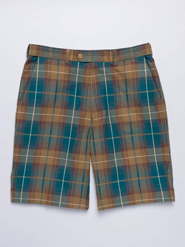 Cotton Check Shorts