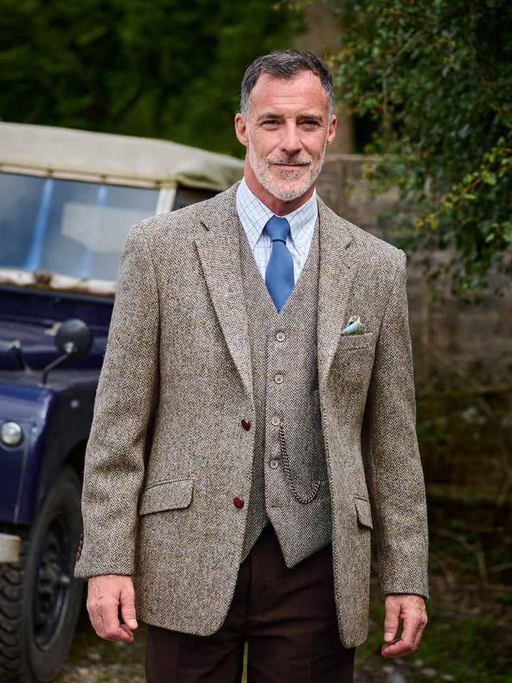 Oat Cream Harris Tweed® Jacket