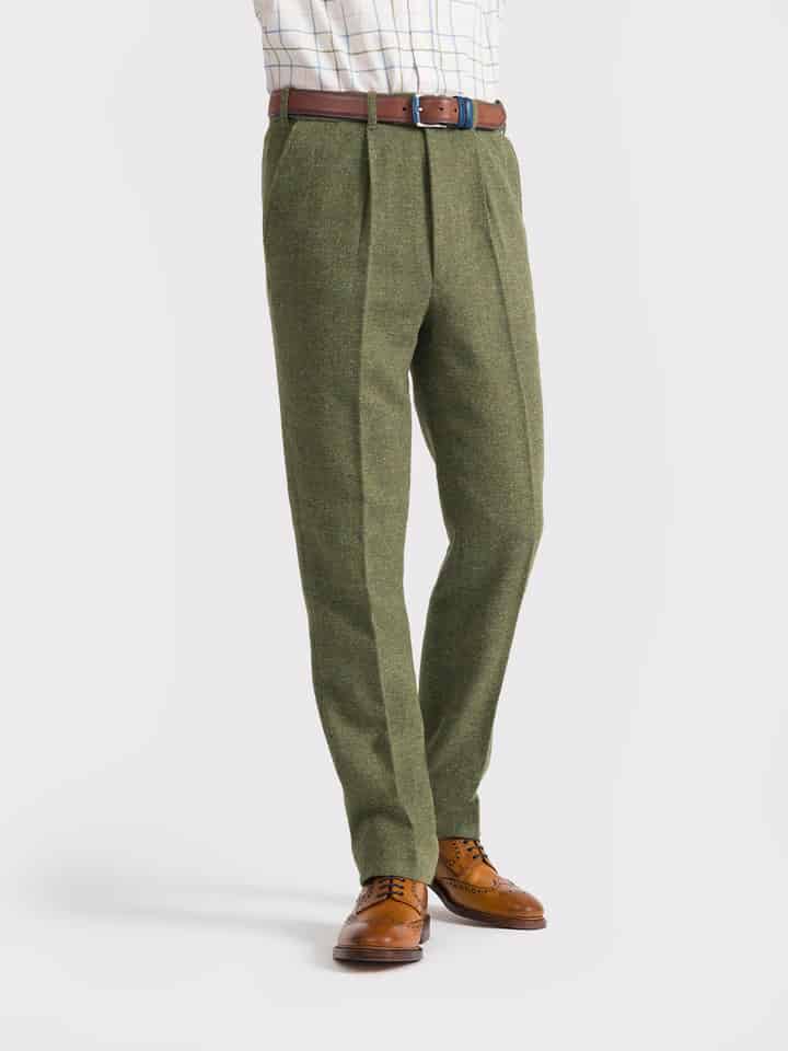 Men's Fern Green Harris Tweed® Trousers