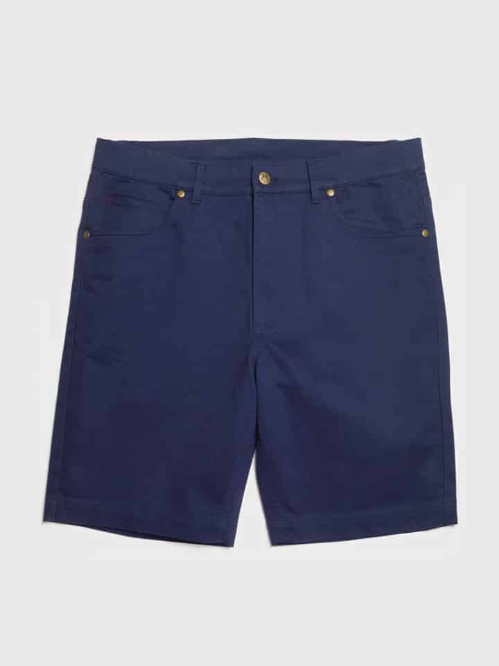 Navy Jeano Shorts Flat