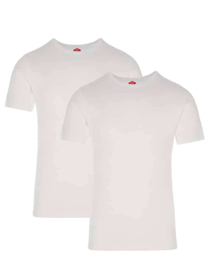 White HJ Hall Cotton Stretch Essential T-Shirt Pack