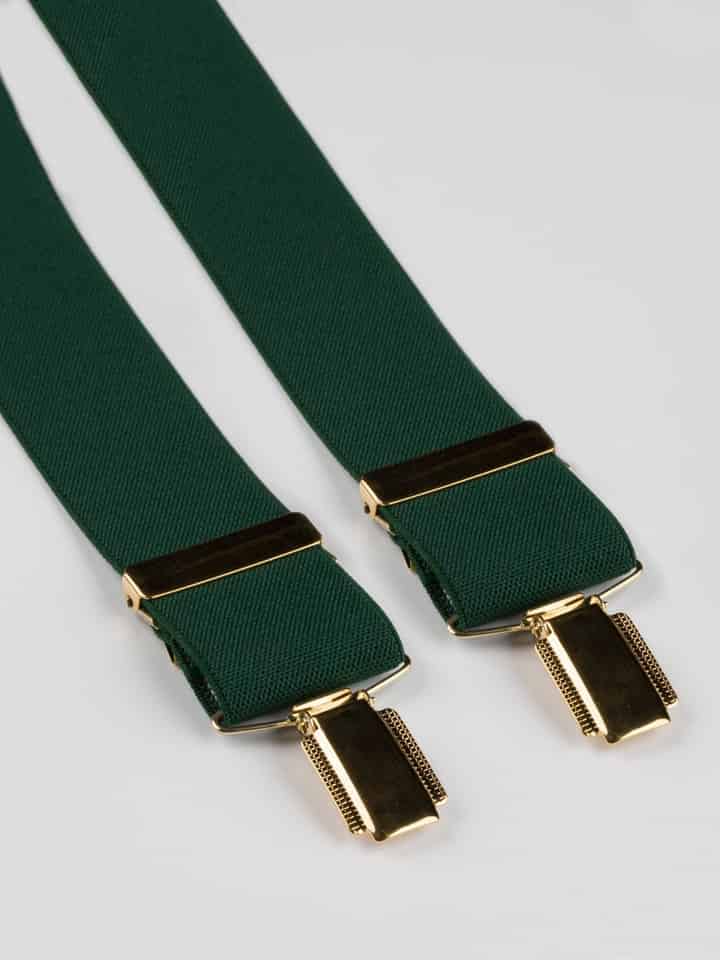 Men's Green Braces Wide Braces
