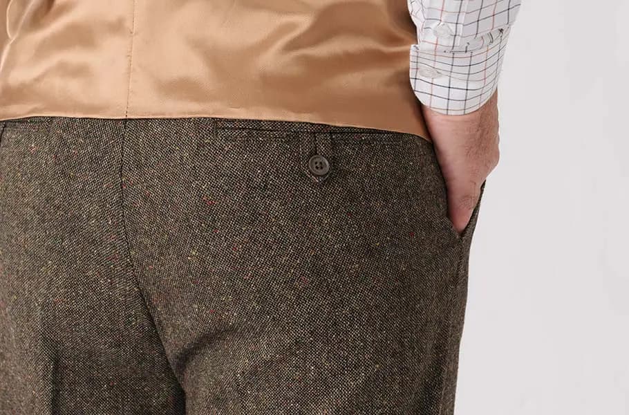 mens-bronze-brown-donegal-tweed-trousers-pocket.webp